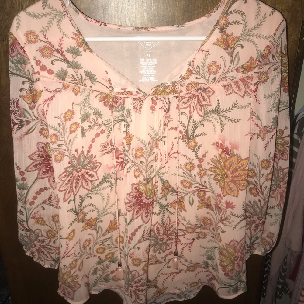 Peach Blouse